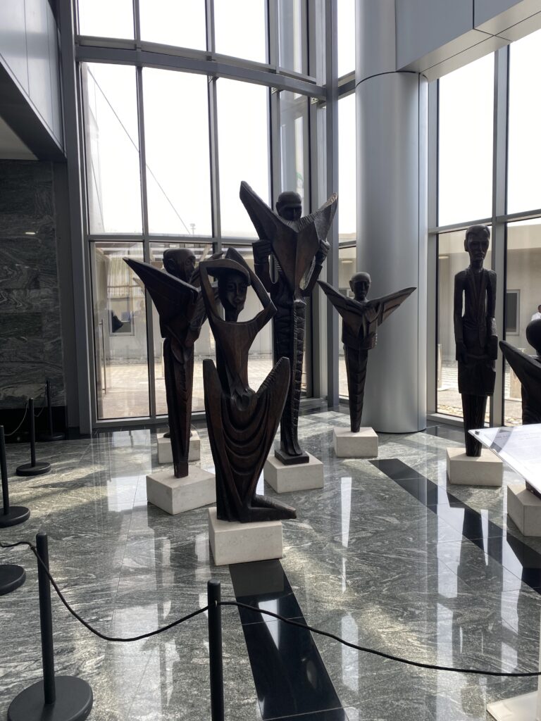 Sculptures by Ben Enwonwu, a Nigerian modernist